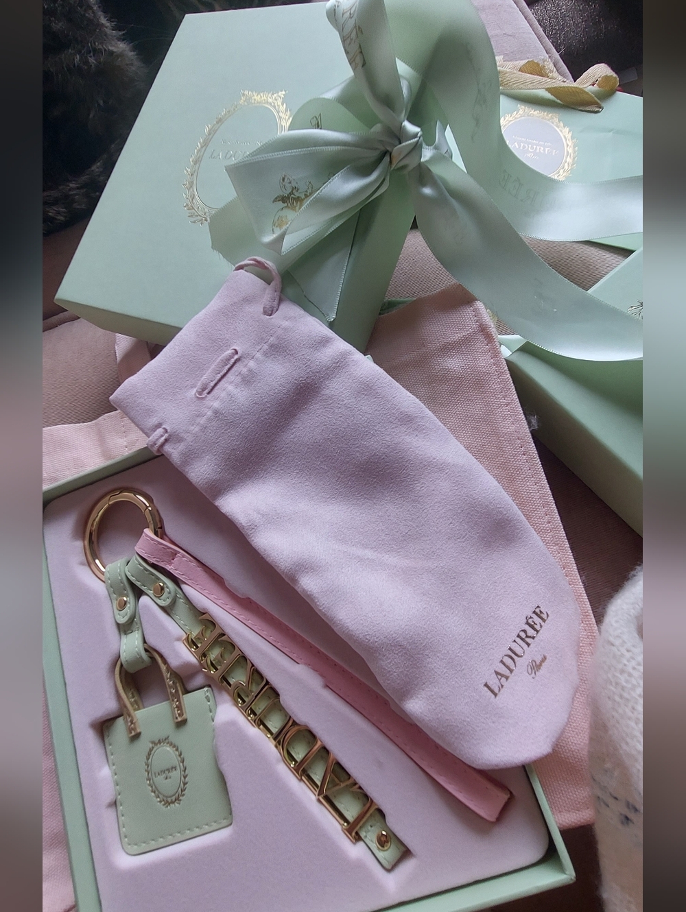 "Laduree  Bag" Keychain